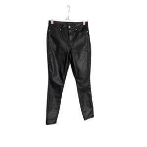 Banana Republic High-Rise Skinny Coated Denim Pants – Black 25P